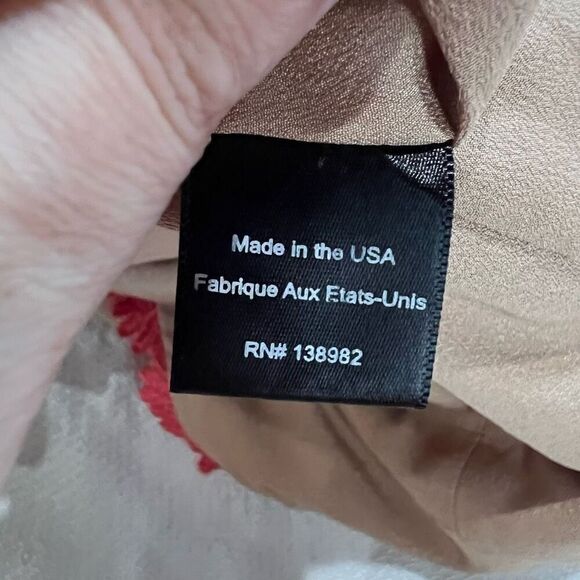 Dress The Population Brigitte Chevron Lace Romper Pink Sz M Women’s - Picture 4 of 9